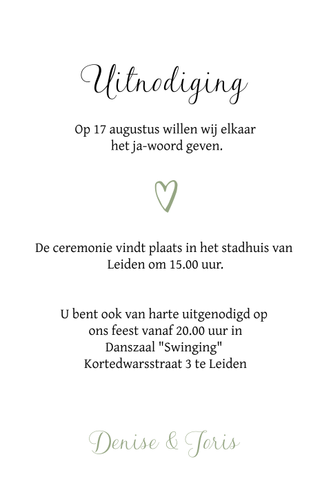 Kaart binnenkant