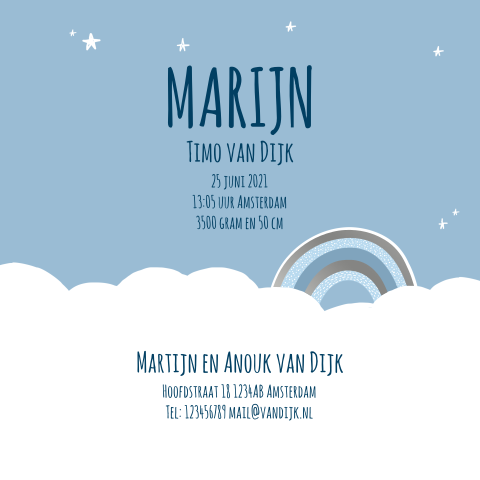 Kaart binnenkant