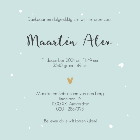 Kaart binnenkant