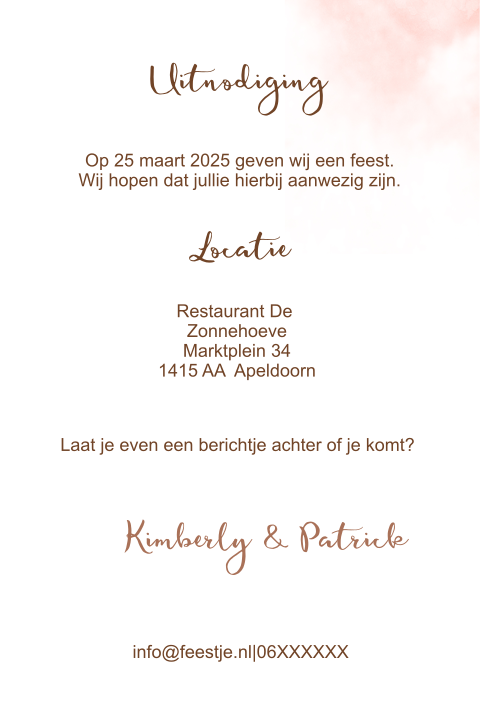 Kaart binnenkant