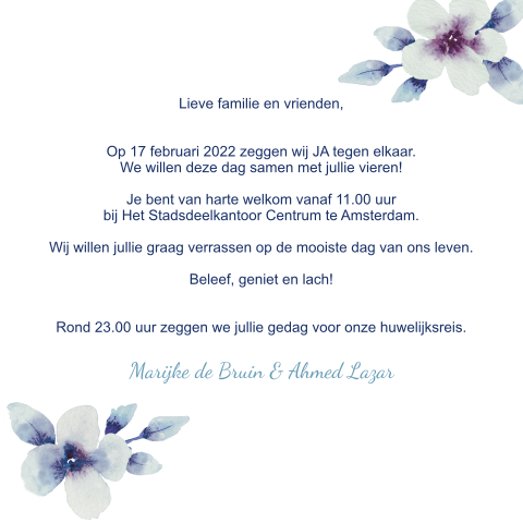 Kaart binnenkant