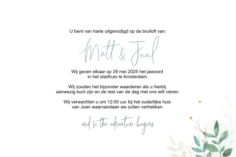 Kaart binnenkant