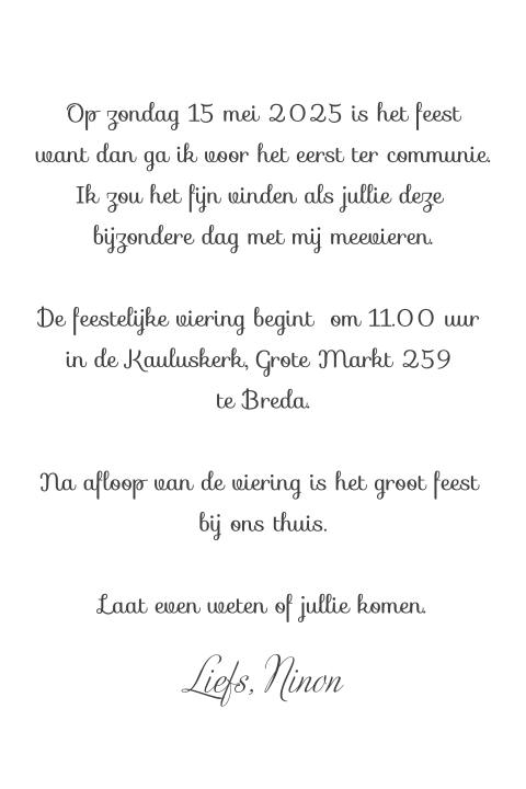 Kaart binnenkant