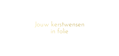 Dubbele panorama folie kerstkaart zelf maken