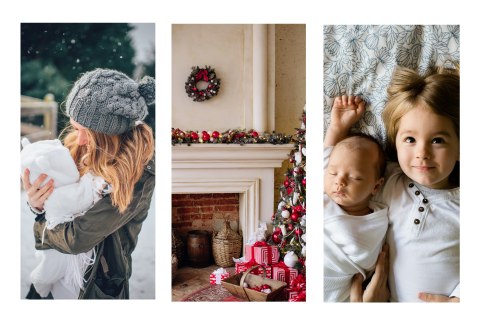Fotokaart voor kerst om zelf te maken