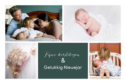 Zelf maken fotokaart voor kerst - liggend
