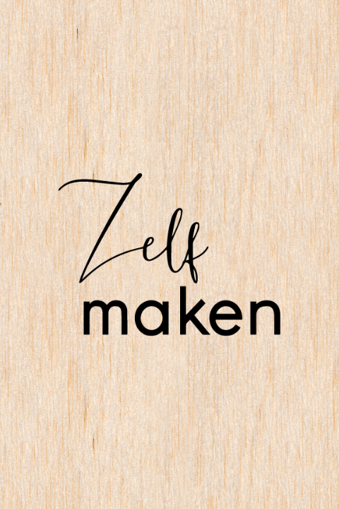 Houten kaart - Staand