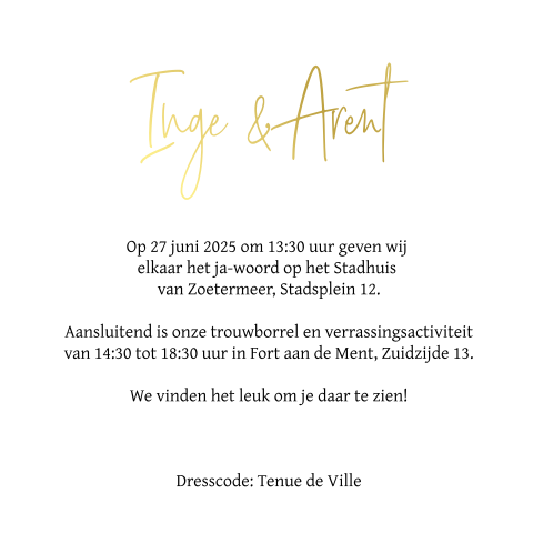 Kaart binnenkant
