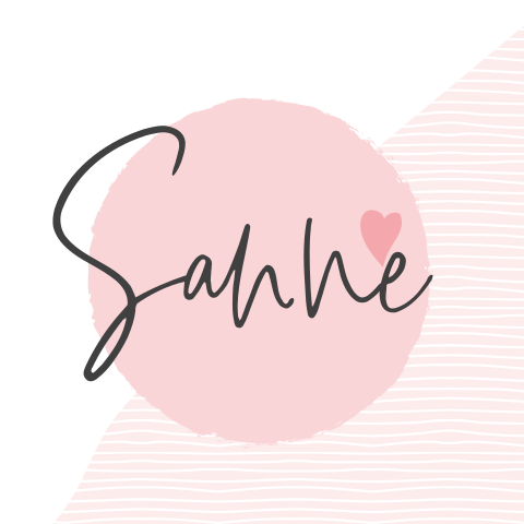Lief babykaartje in roze