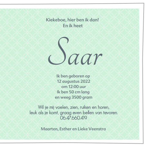 Kaart binnenkant