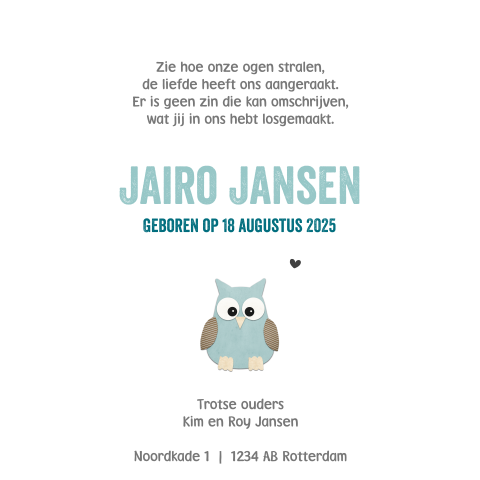 Kaart binnenkant