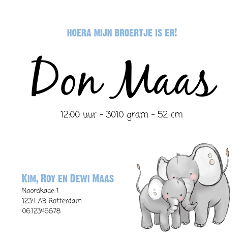 Kaart binnenkant