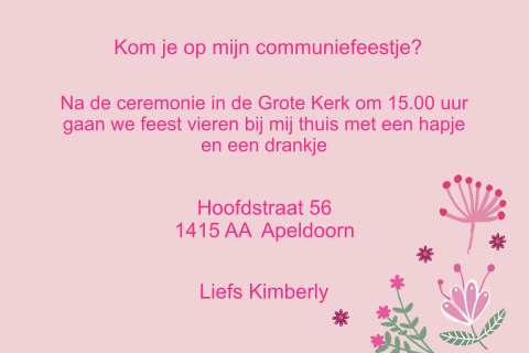 Kaart binnenkant