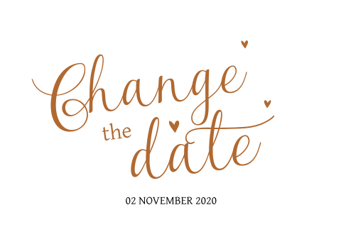 Aardekleuren Change the Date kaart