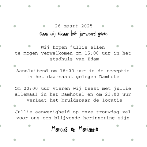 Kaart binnenkant