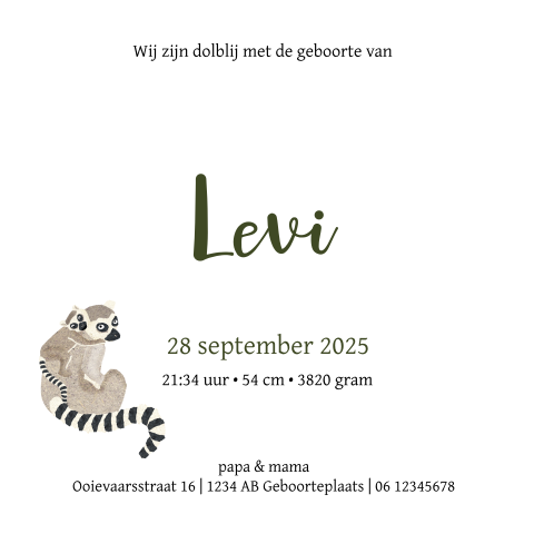 Kaart binnenkant