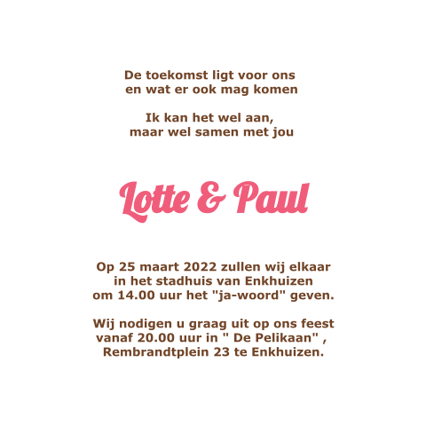 Kaart binnenkant