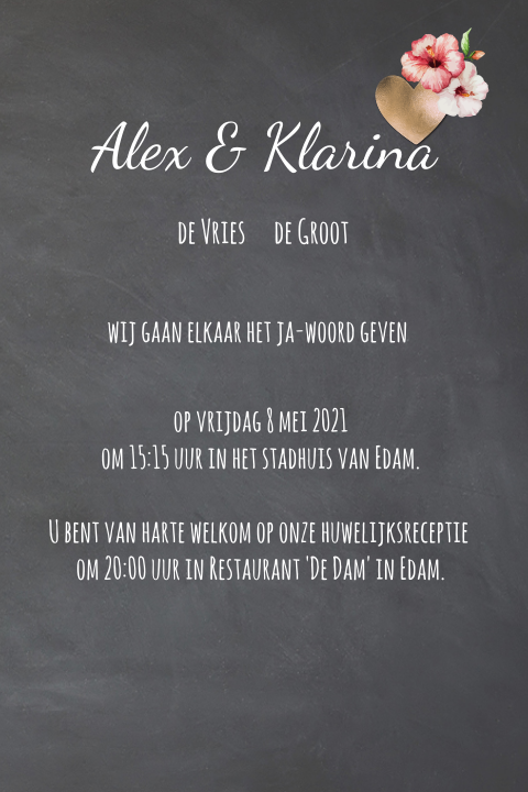 Kaart binnenkant