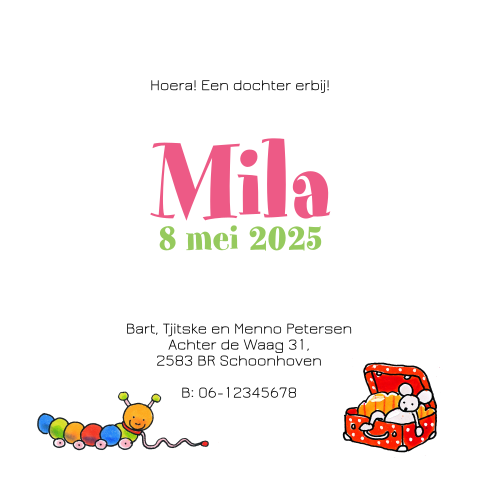 Kaart binnenkant