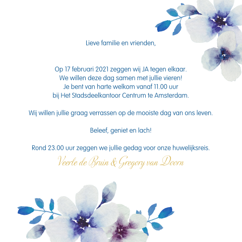 Kaart binnenkant