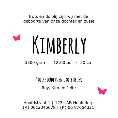 Kaart binnenkant