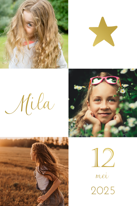 Goudfolie fotokaart maken