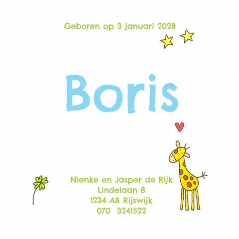 Kaart binnenkant