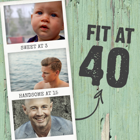 Grappige uitnodigingskaart 40e verjaardag