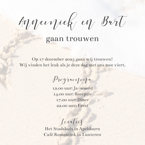 Kaart binnenkant