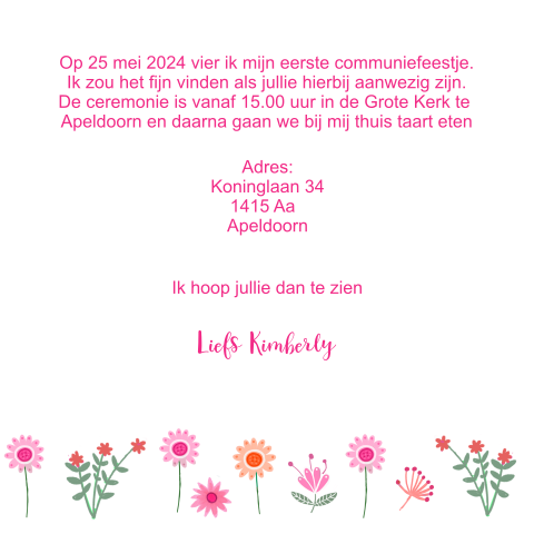 Kaart binnenkant