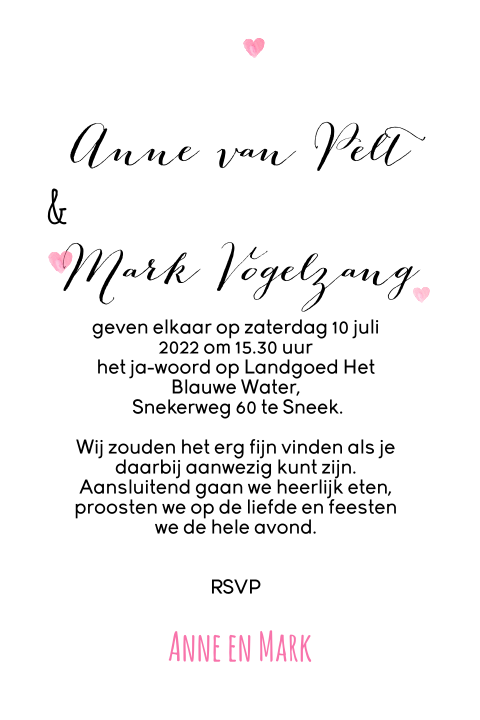 Kaart binnenkant