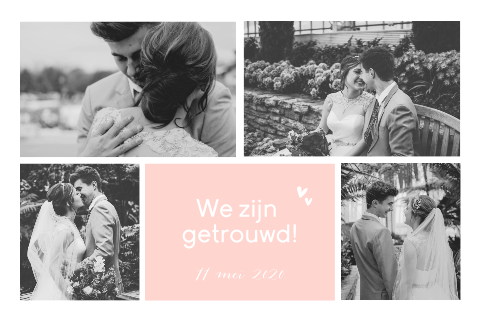 Fotocollage - We zijn getrouwd