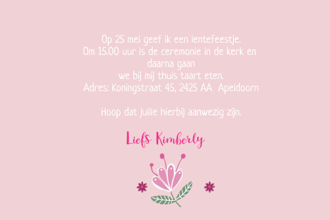 Kaart binnenkant
