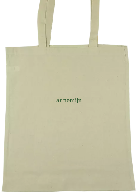Katoenen Tasje minimalistische naam