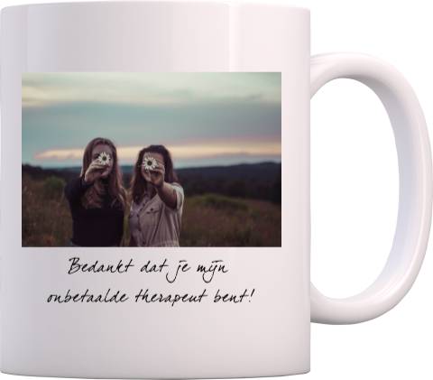 Mok met foto voor vriendschap