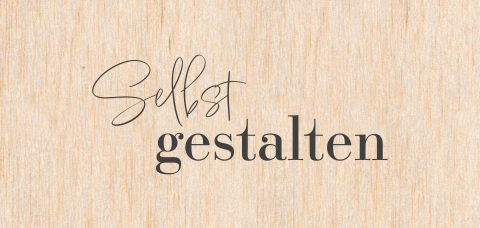Panoramakarte aus Holz zur eigenen Gestaltung