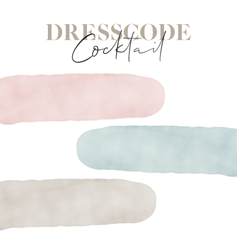 Weißes Einlegeblatt zur Hochzeitskarte mit beige, rosa und blau Tönen