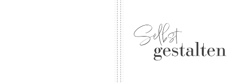Gästebuch zur Hochzeit im Querformat zur eigenen Gestaltung