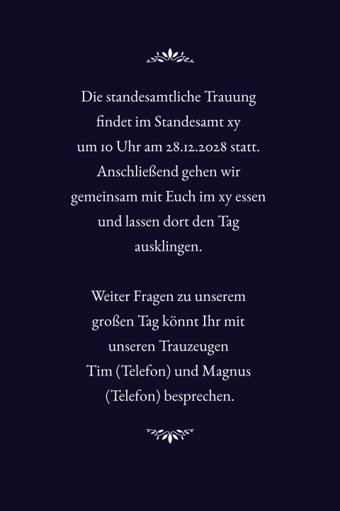 Karteninnenseite