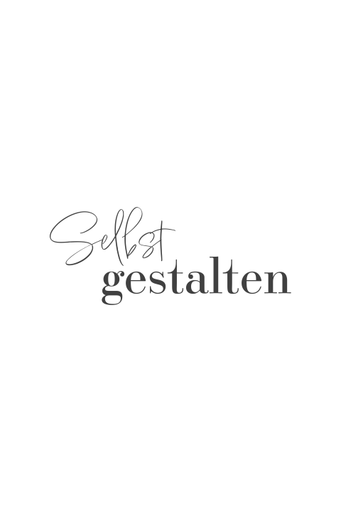 Karte in Bogenform zum Selbstgestalten