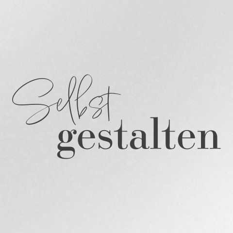 Quadratische Karte aus Transparentpapier für das eigene Design
