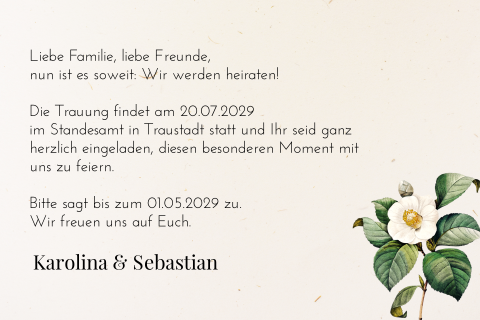 Karteninnenseite