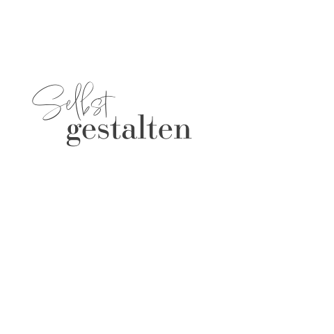 Dreiteilige runde Karte zur Selbstgestaltung