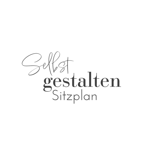 Runder Sitzplan zum Selbstgestalten - Ø 55 cm