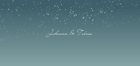 Einladungskarte mit Sternenhimmel in blau