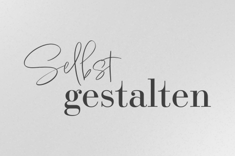 Transparente Postkarte im Querformat zum selbst kreieren