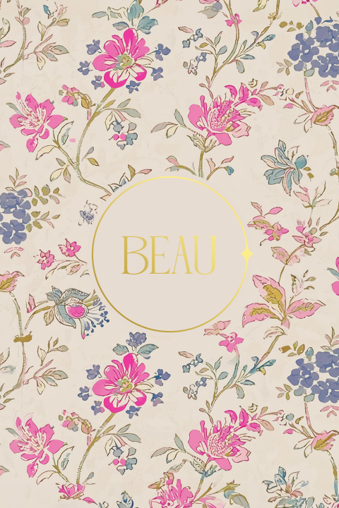 Geboortekaartje meisje met uniek bloemendesign en goudfolie details