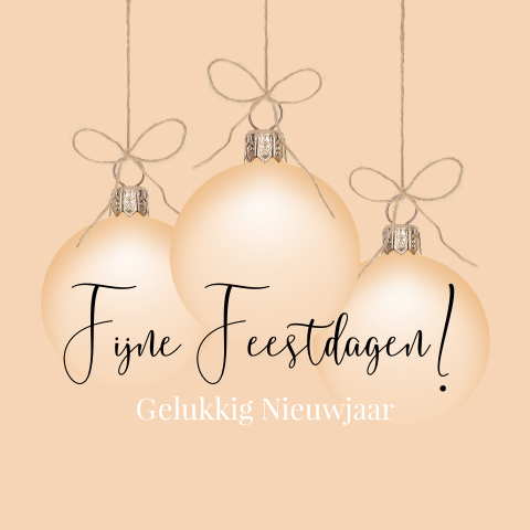Kerstkaart sfeervolle kerst pastel
