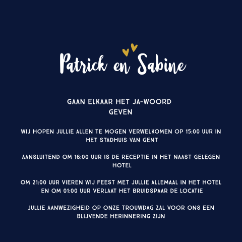 Kaart binnenkant