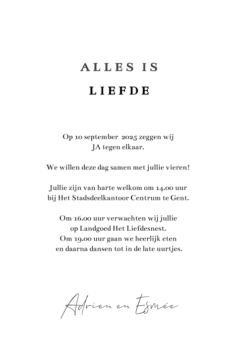 Kaart binnenkant